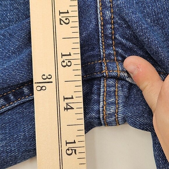 Abercrombie & Fitch A&F The 90's Slim Straight Ultra High Rise Jean Size 34/18 S - Picture 12 of 13